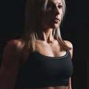 Lesbian Fitness Freak with Sporty Body in Carbondale